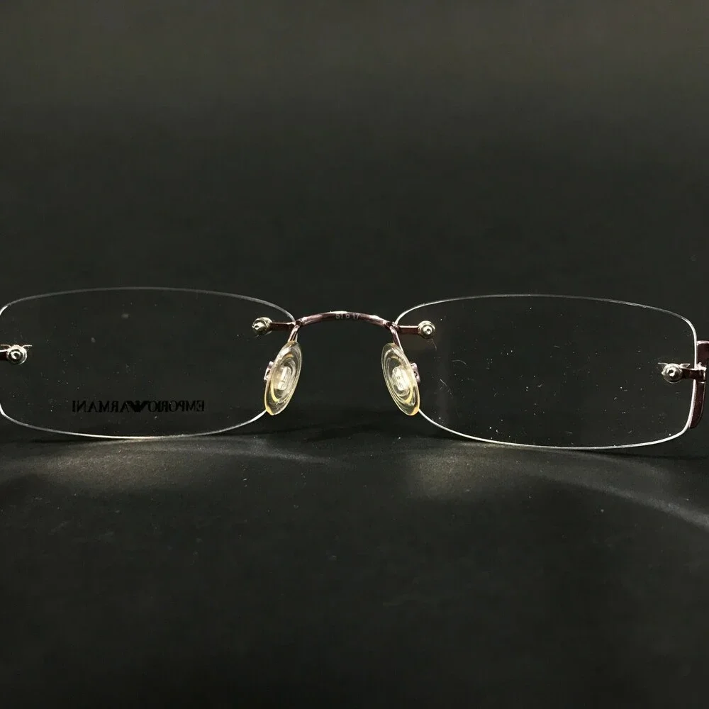 Emporio Armani Eyeglasses Frames EA9084 GW5 Purple Pink Half Rim 51-17-130